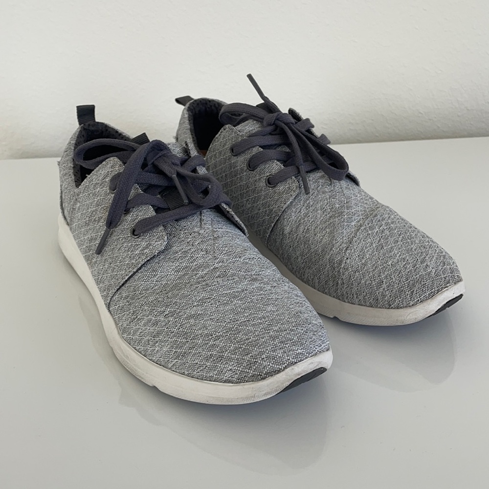 Toms Del Rey Grey Wash Sneakers